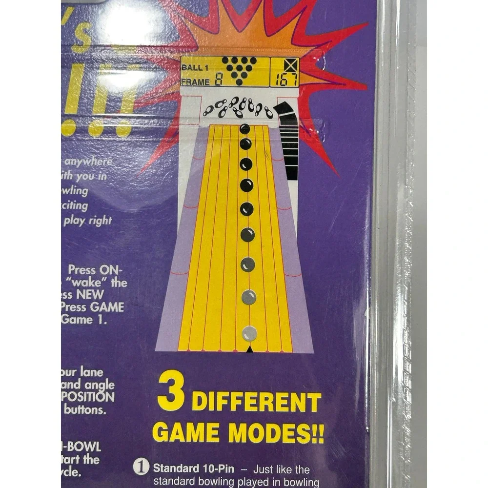Radica King Pin Bowling Electronic Handheld Game Model 3733 CS7BA New Sealed